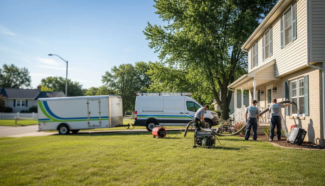 Flooded Basement Restoration And Cleanup With Repair in Caney, KS near me